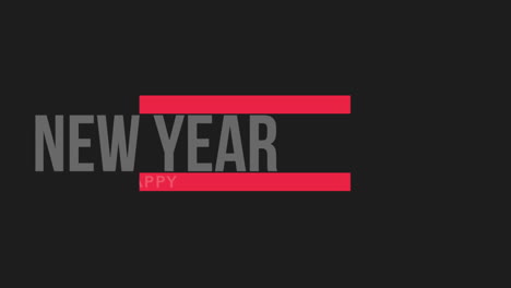 Modern-Happy-New-Year-with-red-lines-on-black-gradient