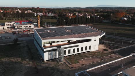 fotografía aérea de la planta de esterilización de claranor en el centro de avignon