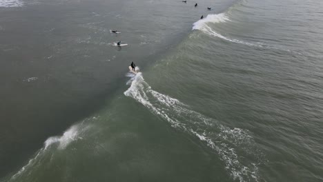 Drone-tracking-surfers-in-Westward-Ho