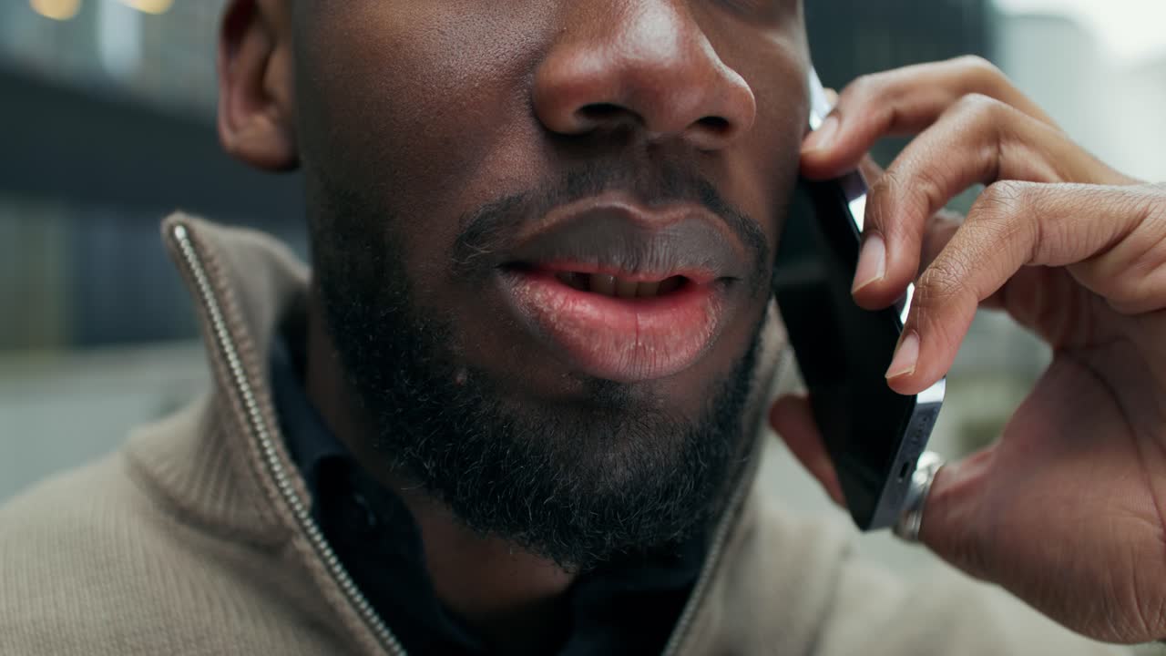 Man Talking on Phone