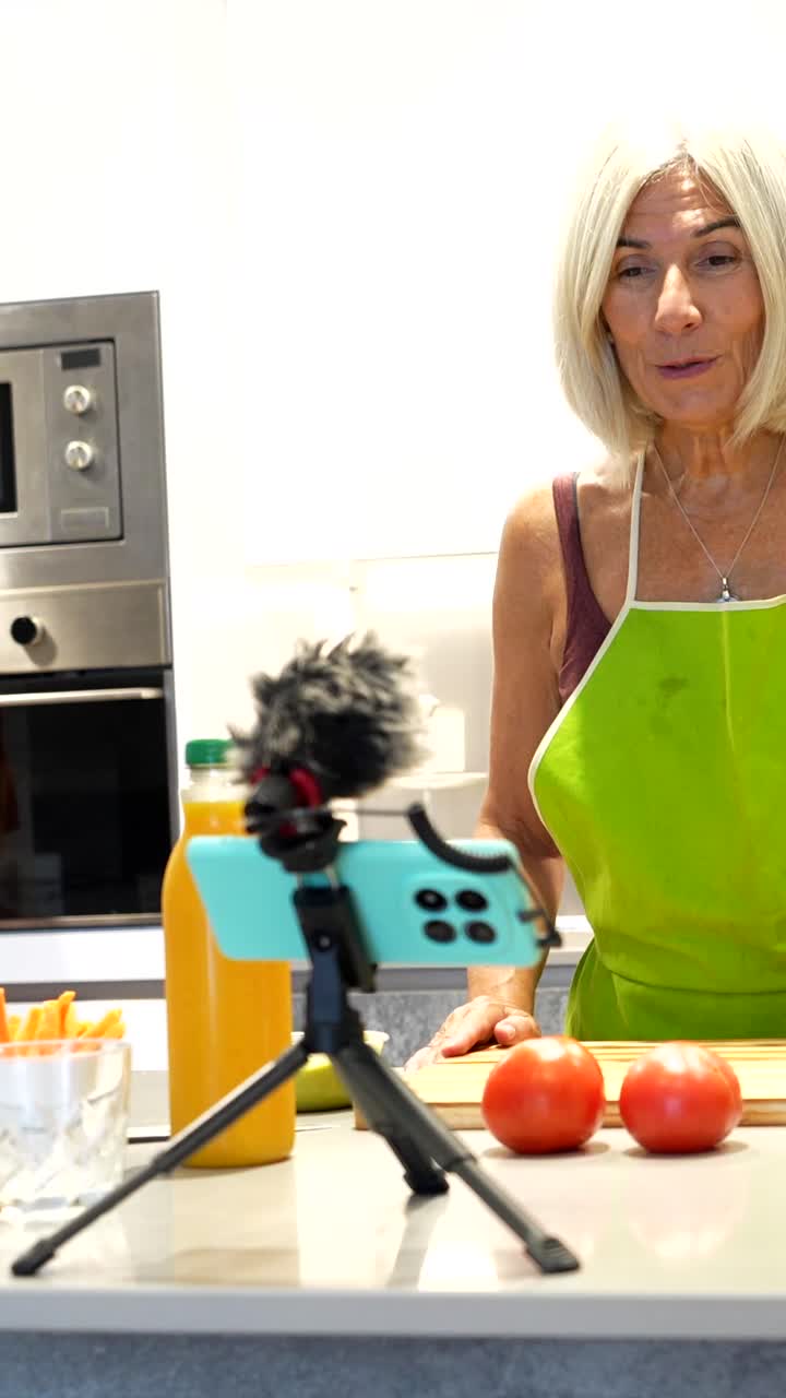 Woman in the Kitchen Cooking