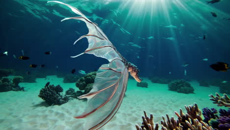 wingfish in a coral reef