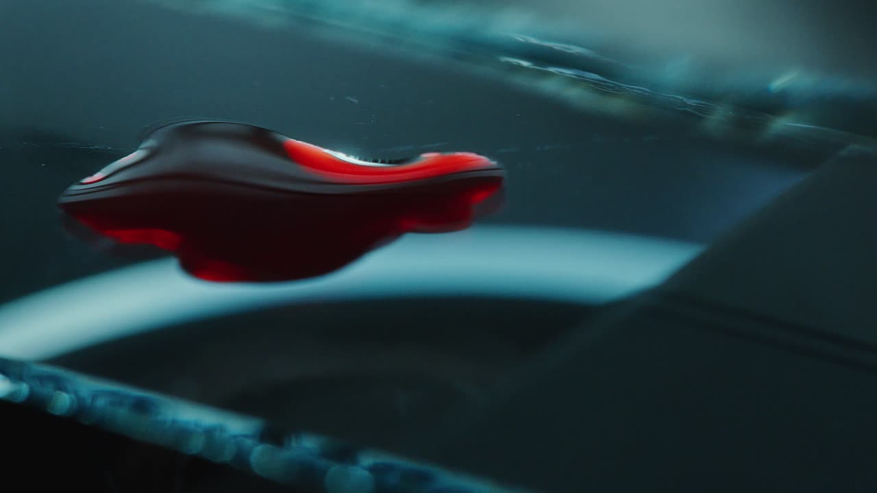 Covering Blood Specimen on Glass Slide with Coverslip in Laboratory