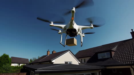 drone delivery to residential area