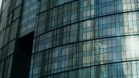 modern architectural facade of a skyscraper