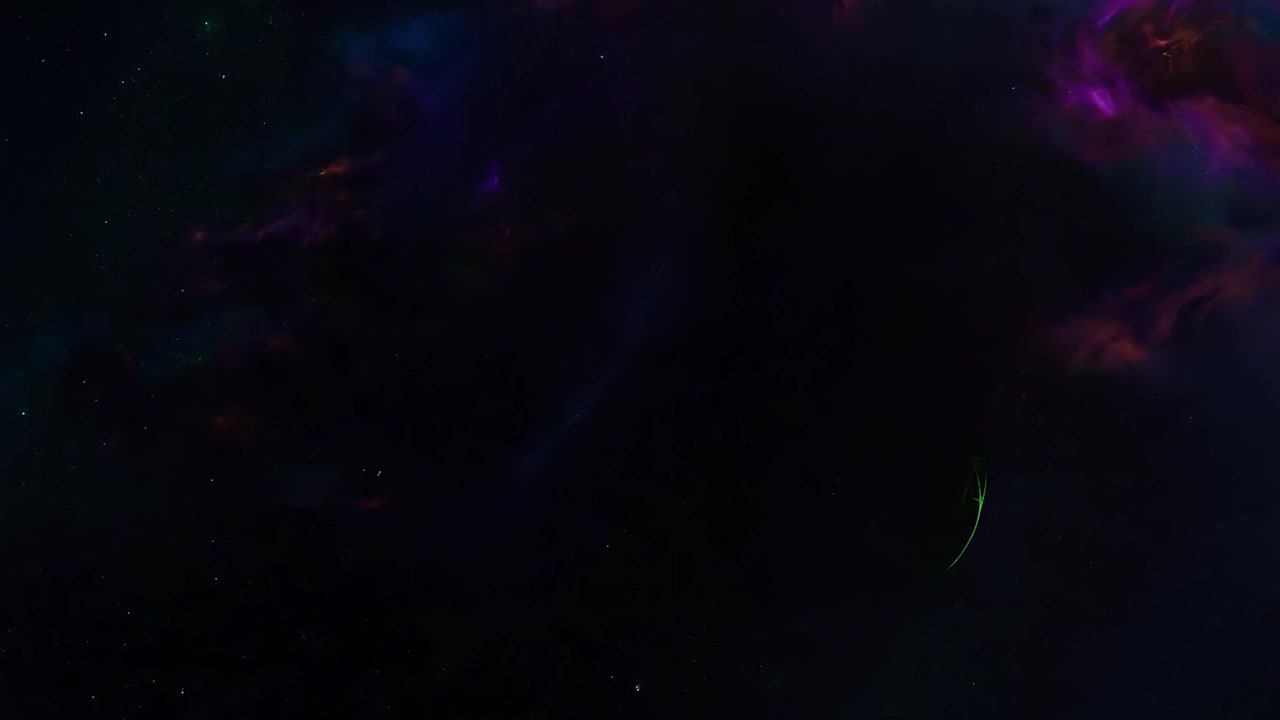 Glowing Number 25 in Space