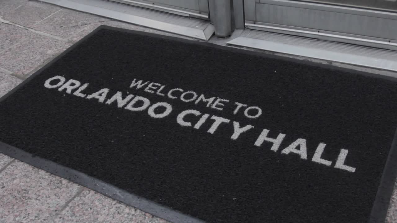 Welcome to Orlando City Hall floor mat