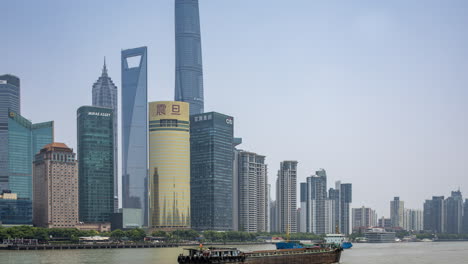 timelapse of the amazing shanghai city skyline