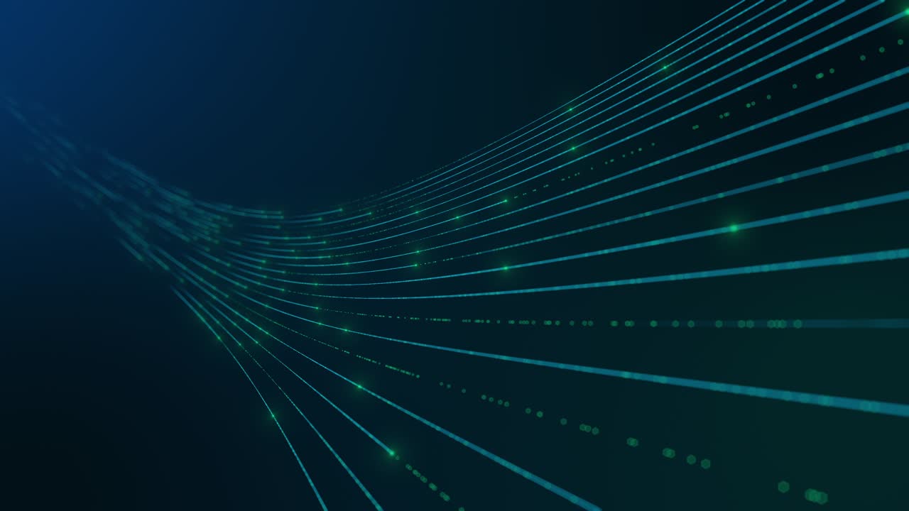 Abstract background digital data flow transfer text seamless loop