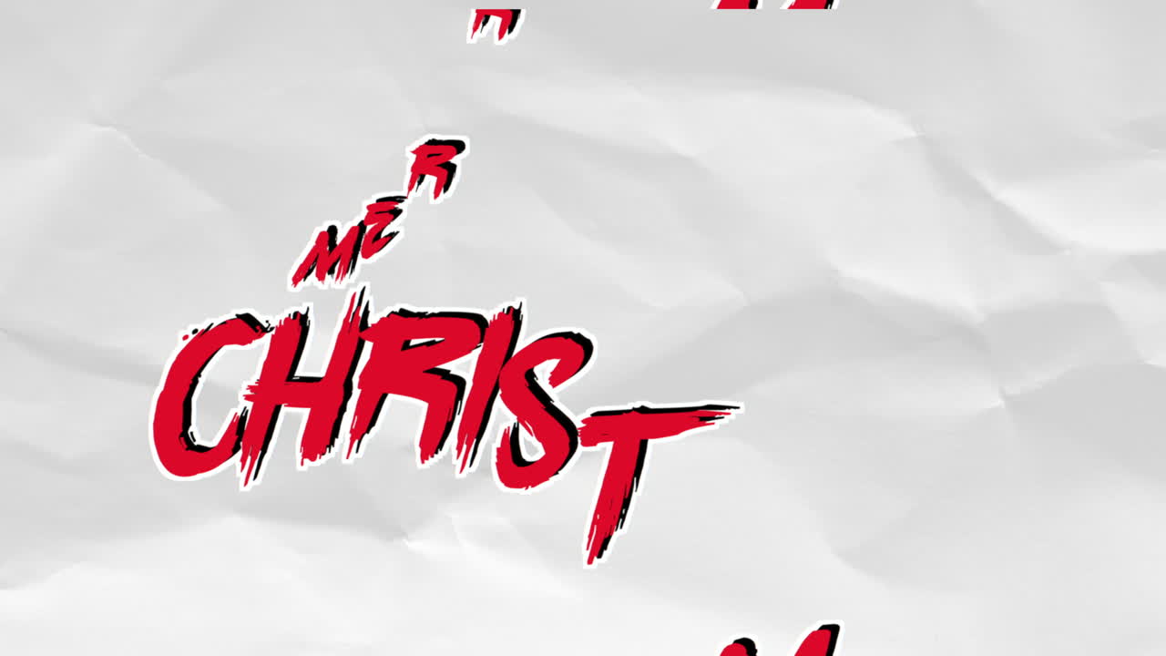 뉴스 종이 질감에 메리 크리스마스