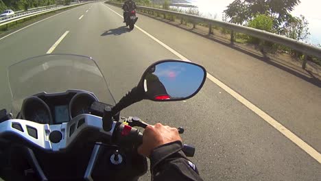 a weekend trip with motorbikes