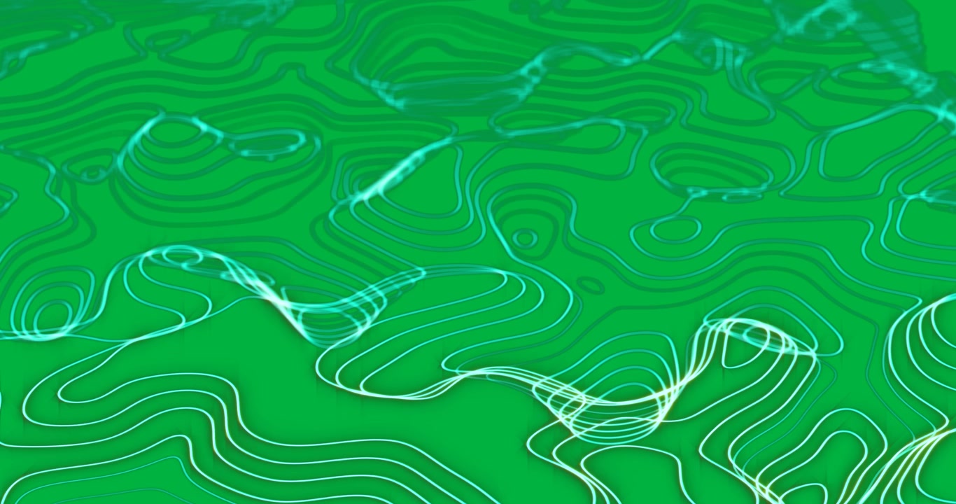 Animation of neon blue lines on transparent background