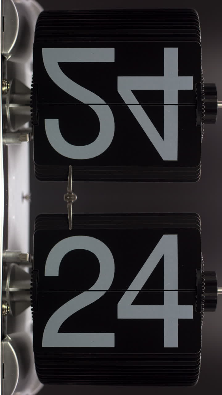 temporizador de reloj de giro en vertical