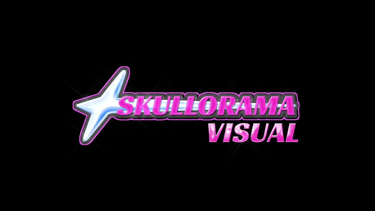 Animated Logo Reveal for Skullorama Visual with Glowing Star