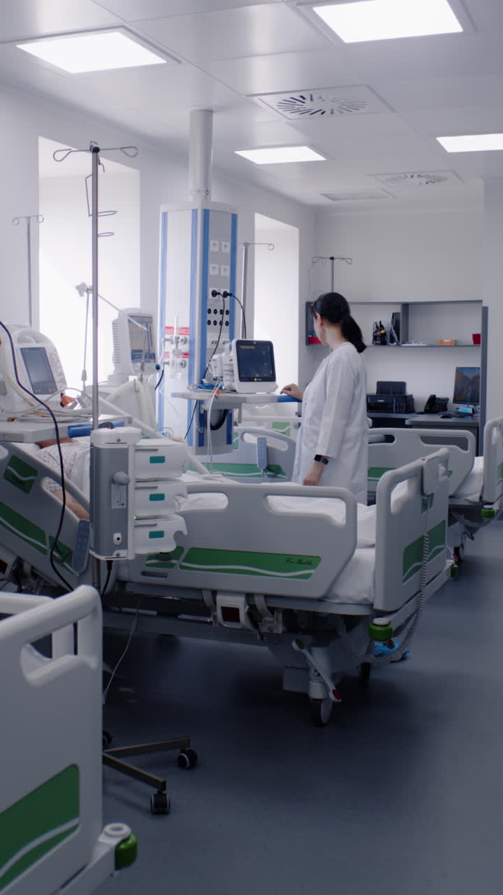 Hospital Room with Medical Equipment