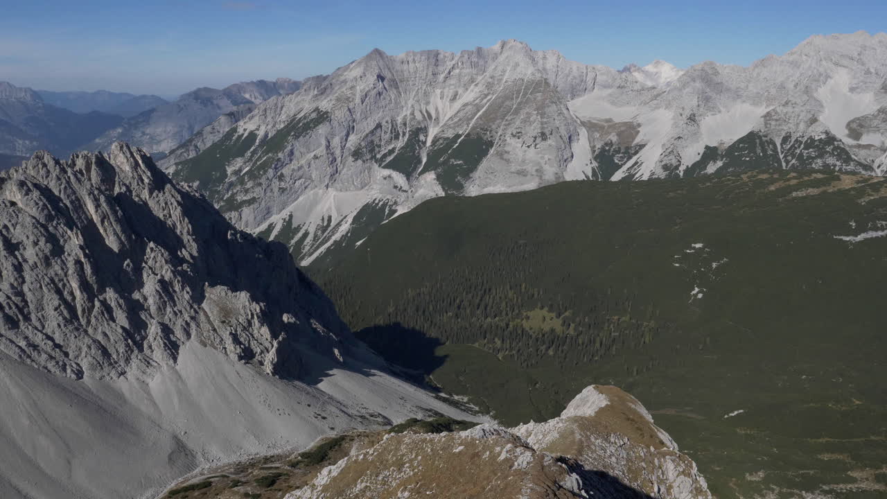 vista desde nordekette - verano 4k
