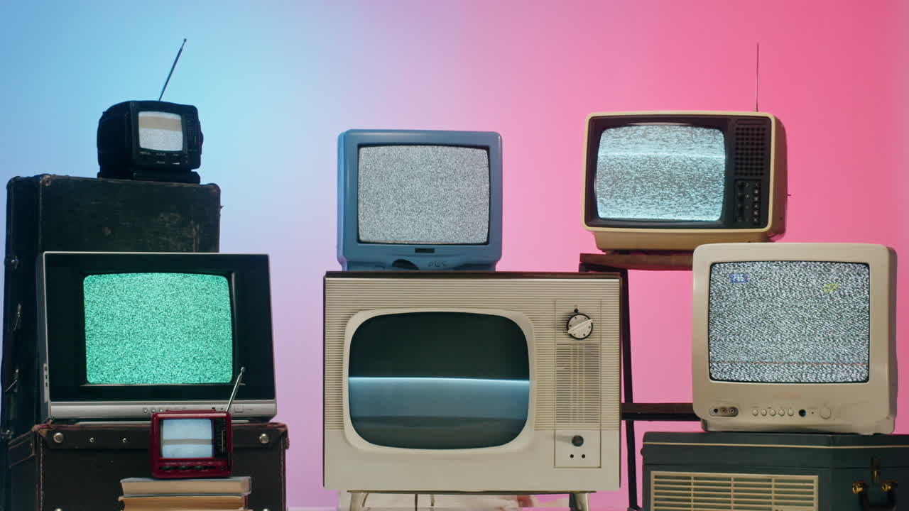 Collection of Vintage Television Sets