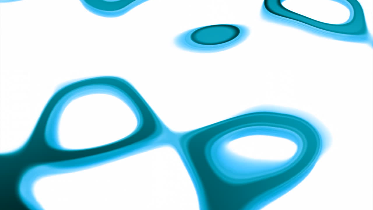 formas azules abstractas sobre un fondo blanco