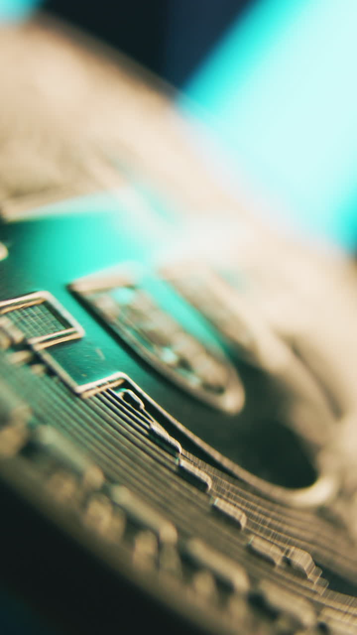 Closeup of a Bitcoin