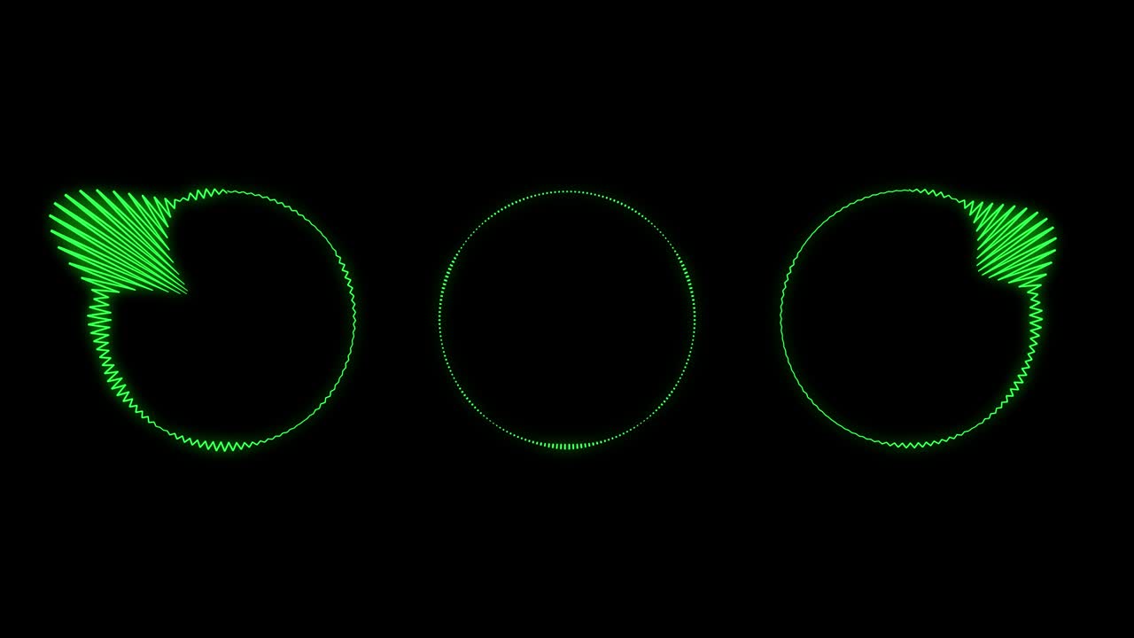Audio Spectrum Circle Audio Visualizer Motion Graphics