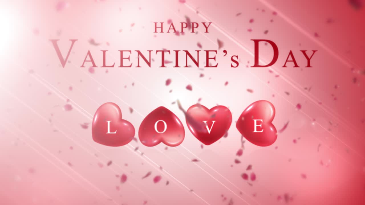 Heart Beating Illustrative Cinemagraph Style, Valentine day love relationship holiday event festive