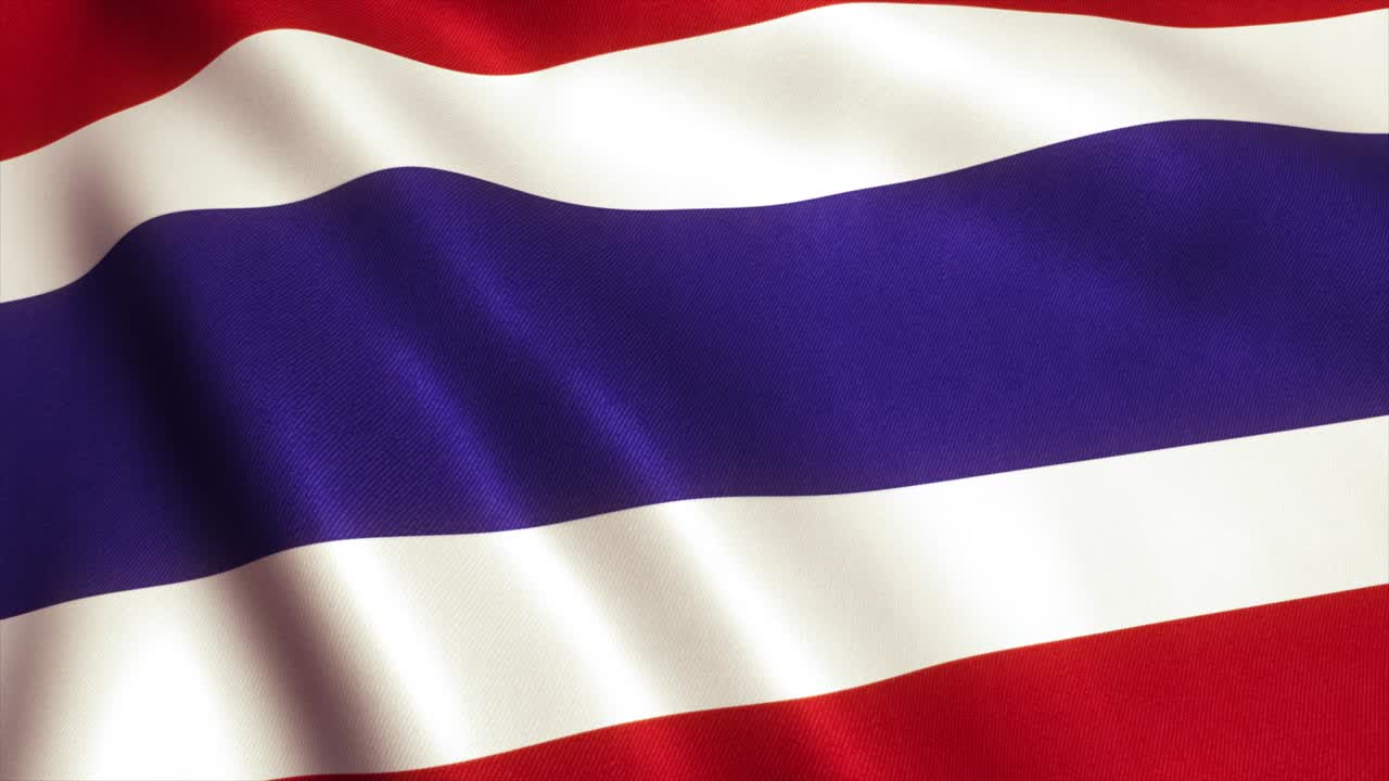 el video de la bandera de tailandia en 4k