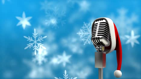 Microphone-and-Santa-hat