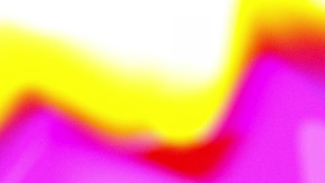 animación de ondas suaves vibrantes de color amarillo y rosa que fluyen en un bucle sin costuras