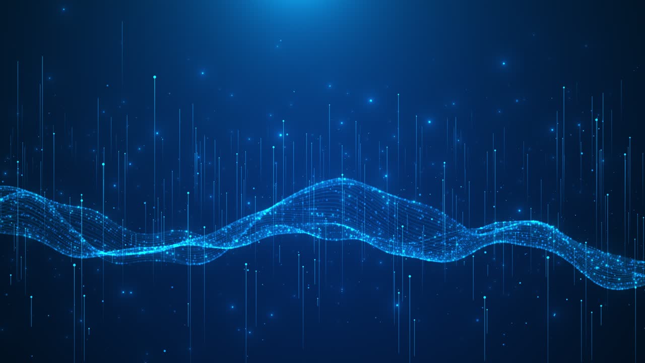 Futuristic data flow transfer high speed internet ai analysis big data machine learning network