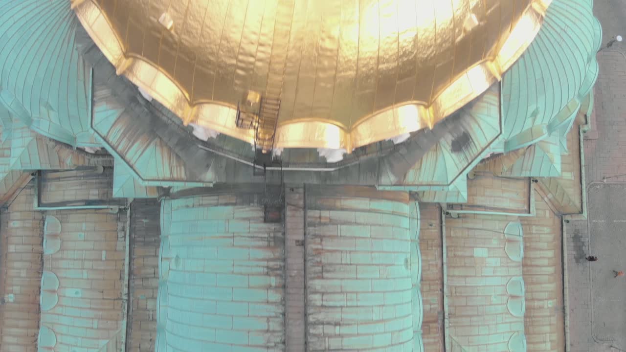 catedral san aleksandar nevski en sofia, bulgaria - vista aérea