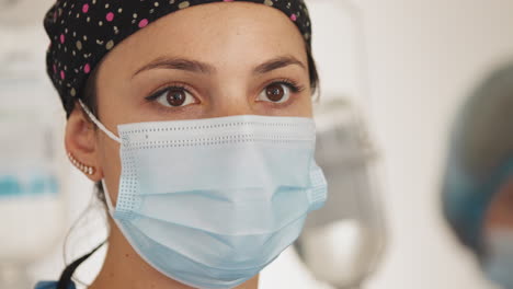 medical professional wearing protective gear