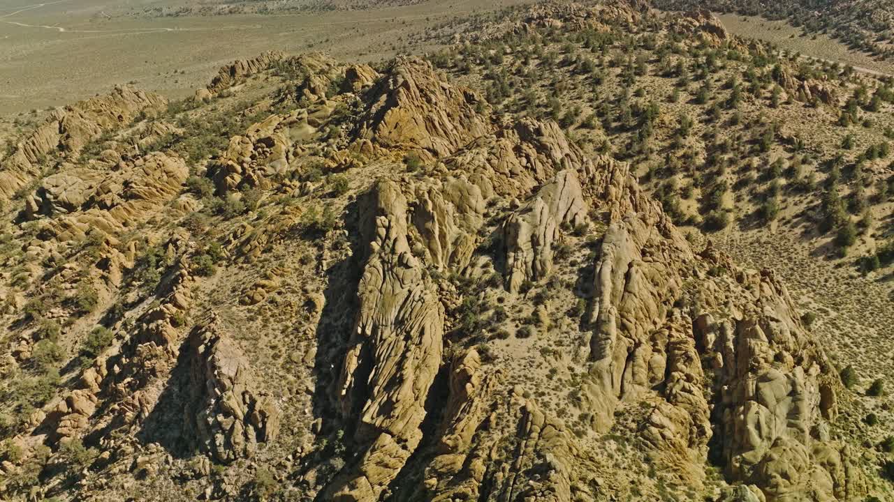 Aerial shot of some the mountains on the west side of the Sierra Nevada
