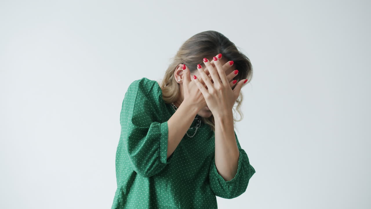 Woman Experiencing Fear and Anxiety