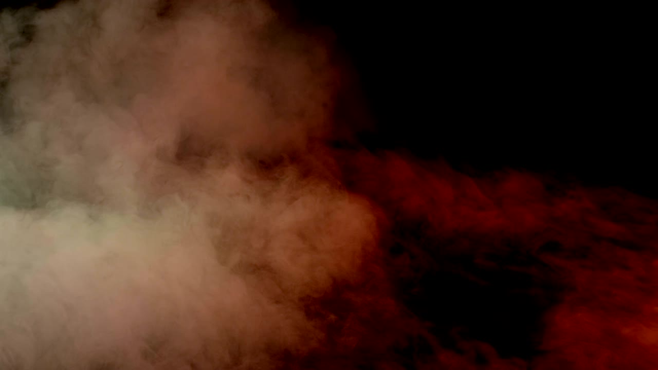 nubes de humo de hielo seco realista