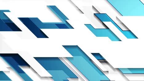 animación de video corporativa de alta tecnología azul y gris