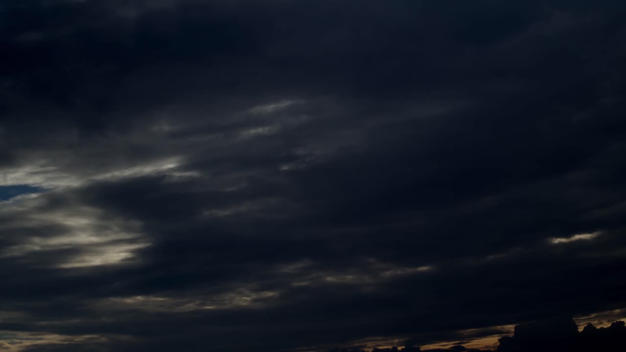 Nuvem ao Entardecer, Vídeo em Time-Lapse de Mudanças Climáticas.