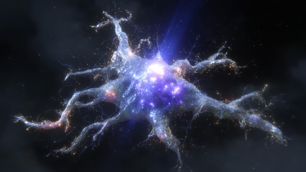 A Magnificent Cosmic Entity Displaying Intricate Patterns of Light and Energy, Manifesting the Wonders of the Universe in a Captivating Celestial Form