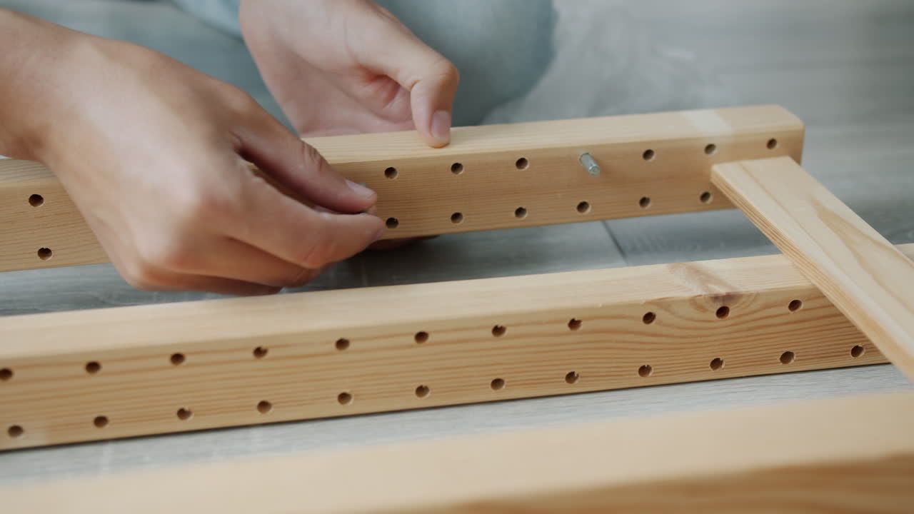 Assembling Wooden Furniture Frame