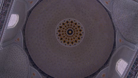 rotating shot of mosque dome