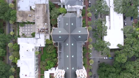 K-Drone-Savannah-Georgia-Historic-Church-Cathedral-Fly