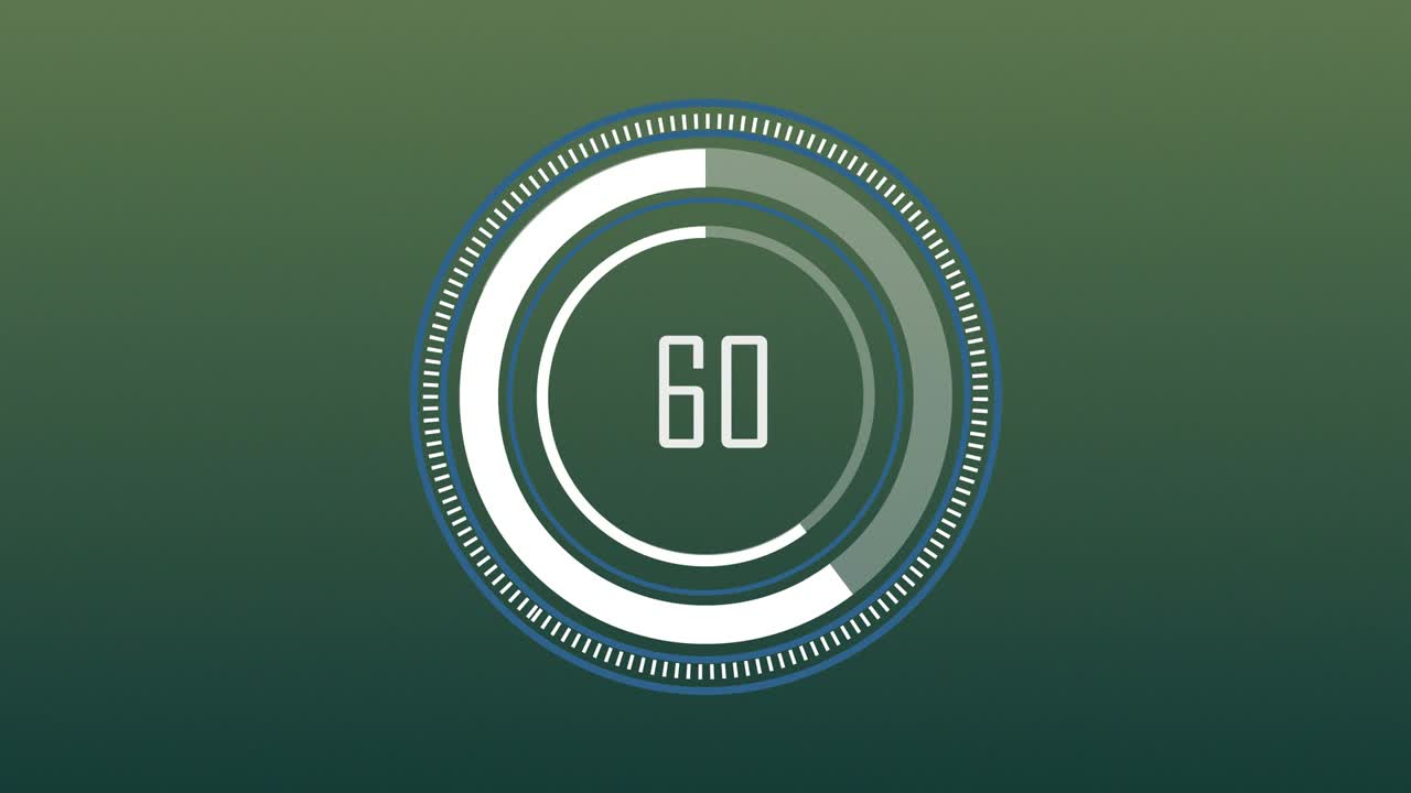 barra de progreso - estilo digital, diseño radial