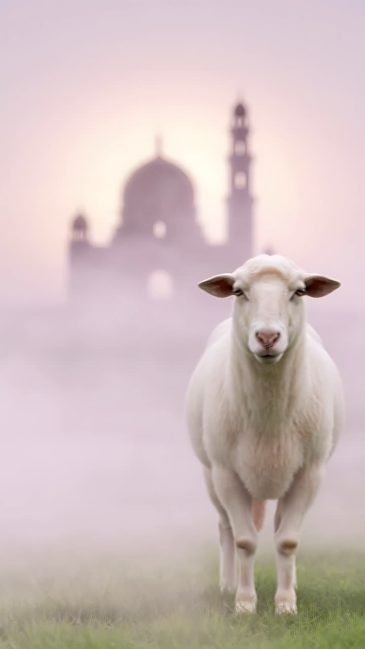 Eid al-Adha Moschea Sfondo islamico 4K
