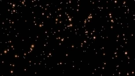 4k glow snowflakes