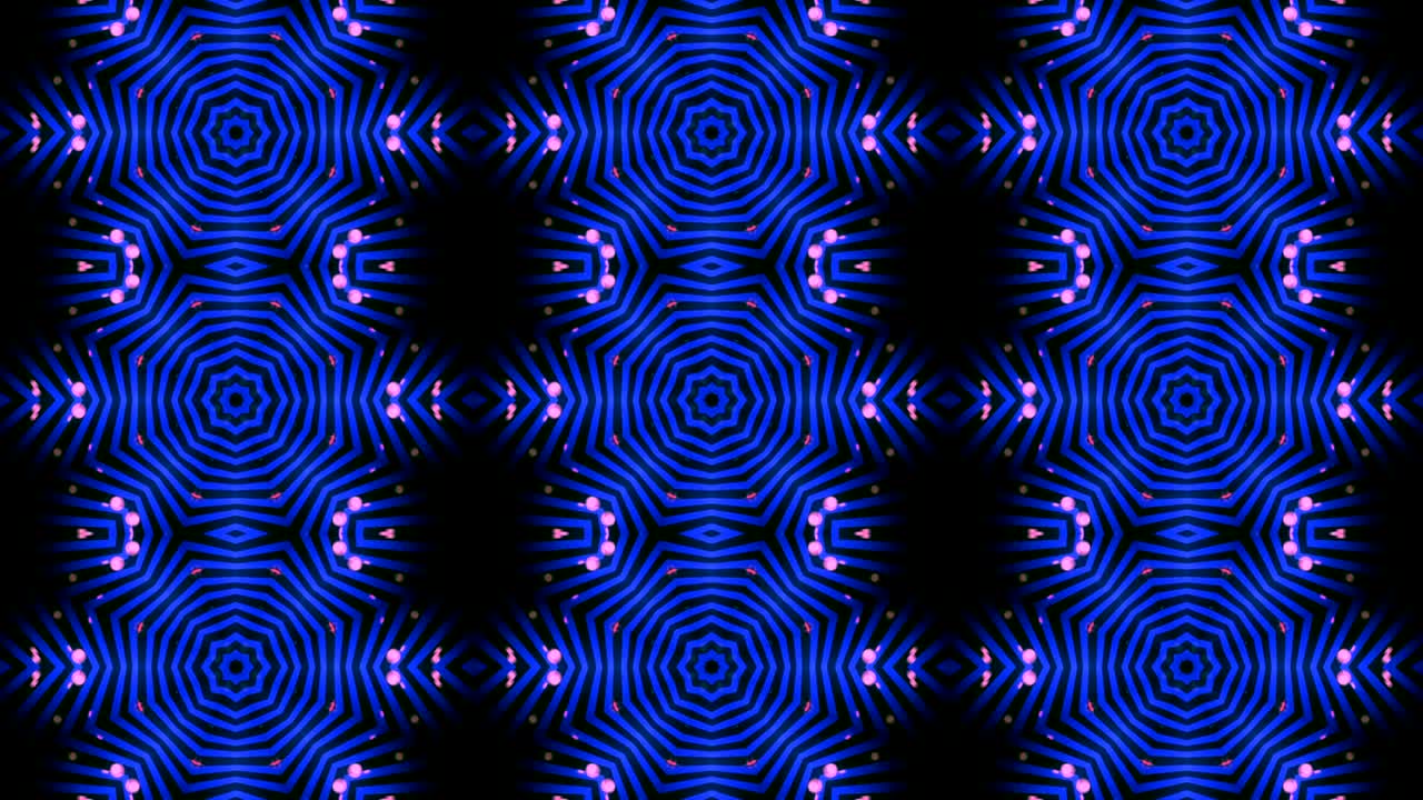 caleidoscopio abstracto discoteca luces de baile, animación, renderización, fondo, bucle