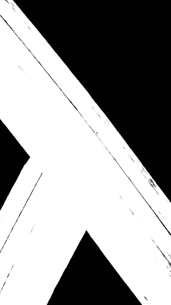 Dynamic Black and White Brush Stroke Wipe Transition