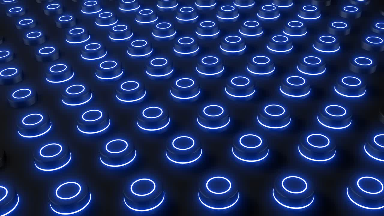 Abstract Glowing Circle Pattern Background