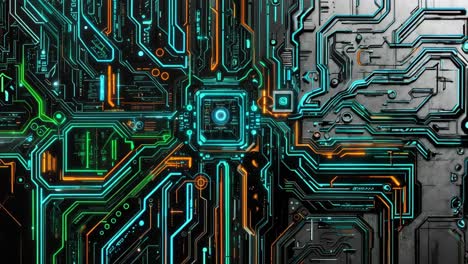 futuristic circuit board background