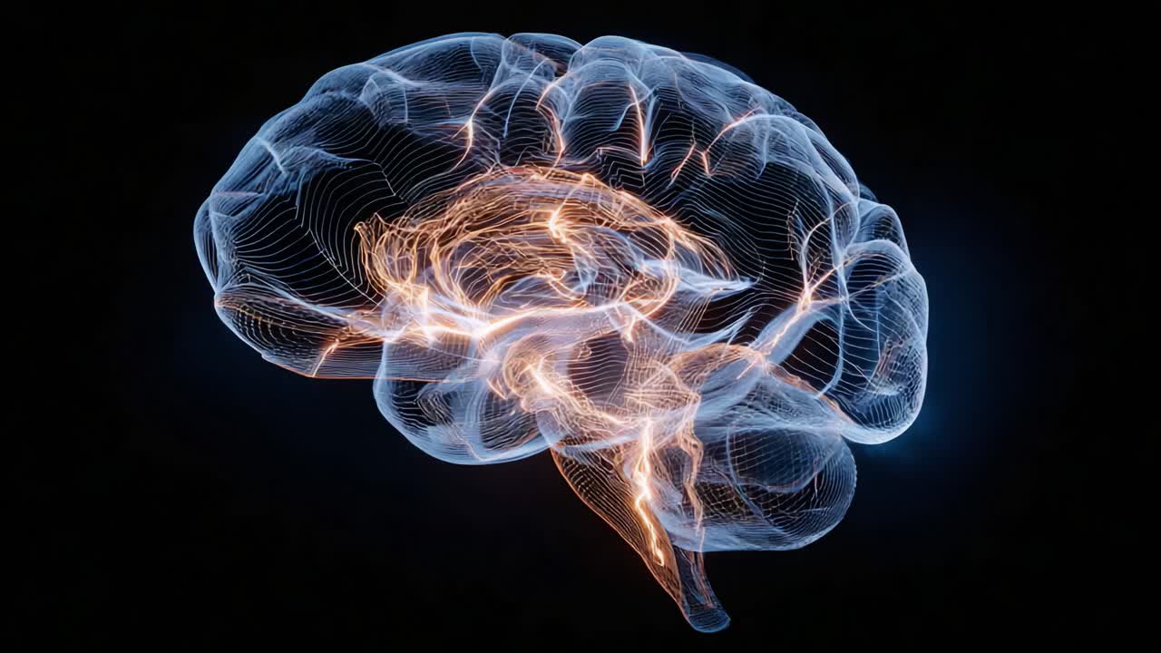 A Visual Exploration of the Human Brain: From Neural Connections to Cognitive Insights, This Stunning 3D Representation Highlights the Complex Architecture and Functionality of Our Most Intricate Organ