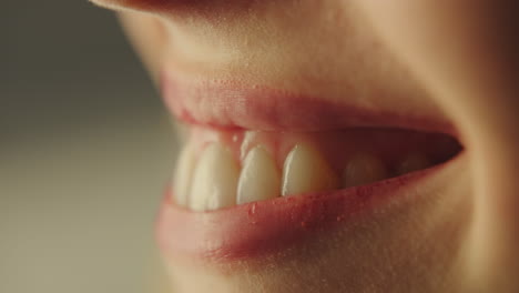 young woman smiling happily