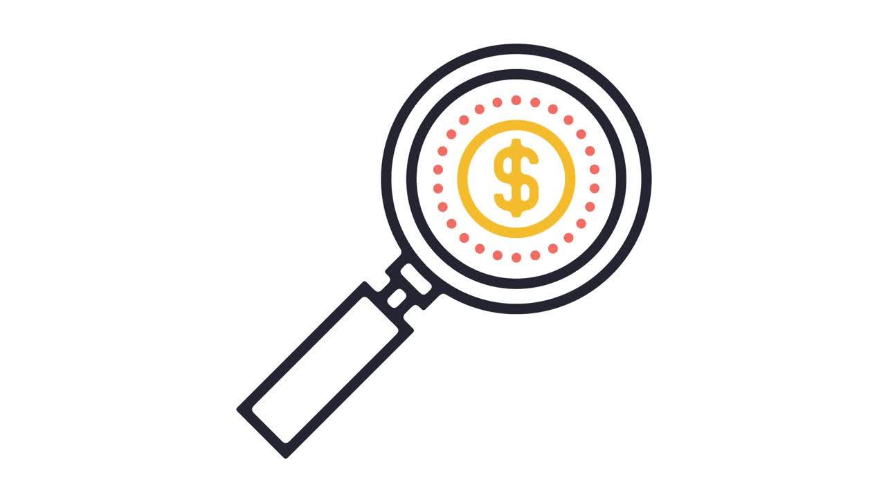 animación del icono de la criptomoneda